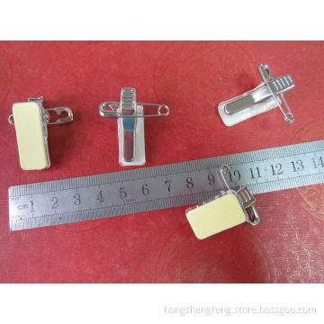 Factory Supply Bulk Price Badge Holder Clip with Adhesive